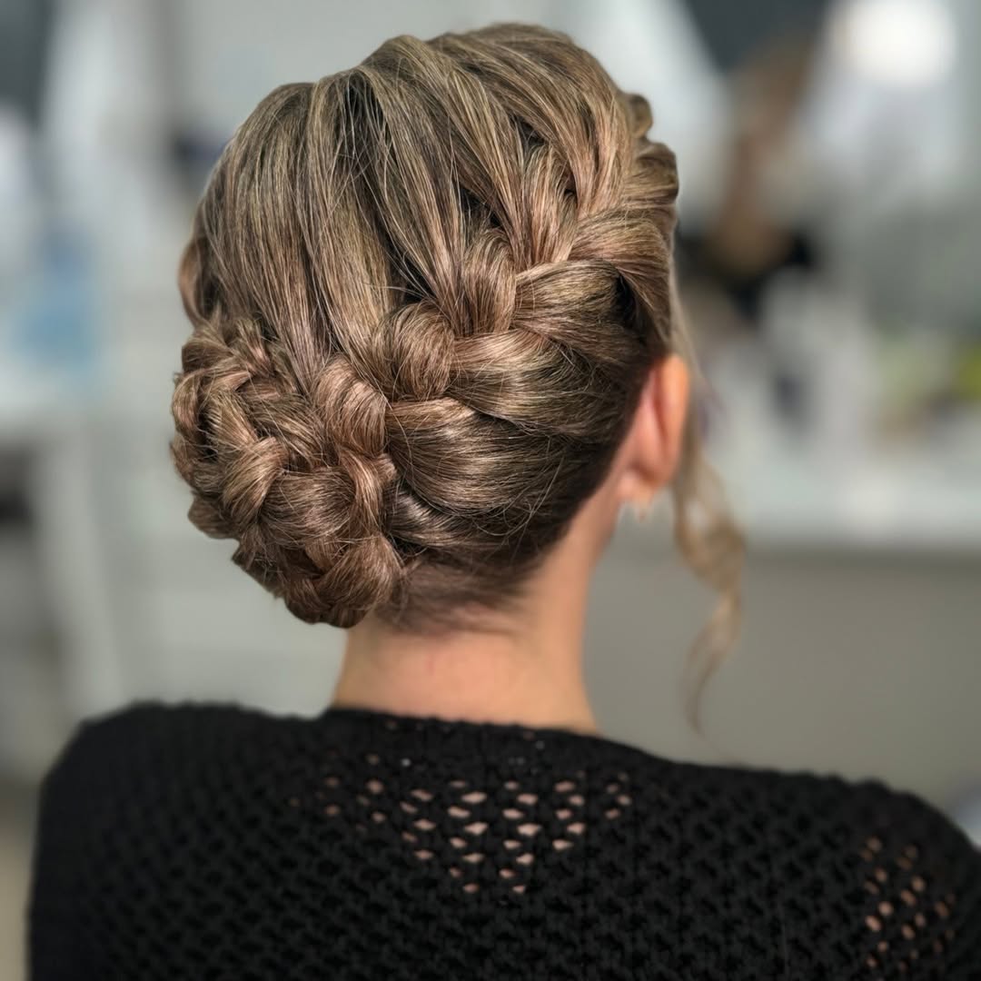 Intricate Braided Updo For Special Occasions