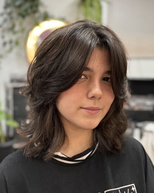 Modern Mullet Wolf Cut With Face Framing Layers