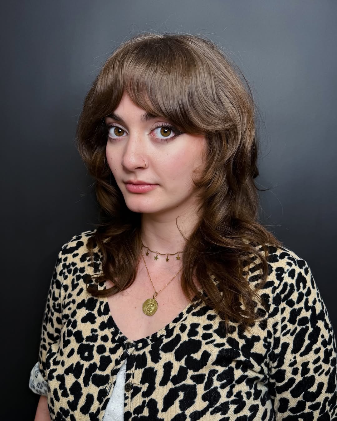 Modern Shaggy Layers With Full Fringe