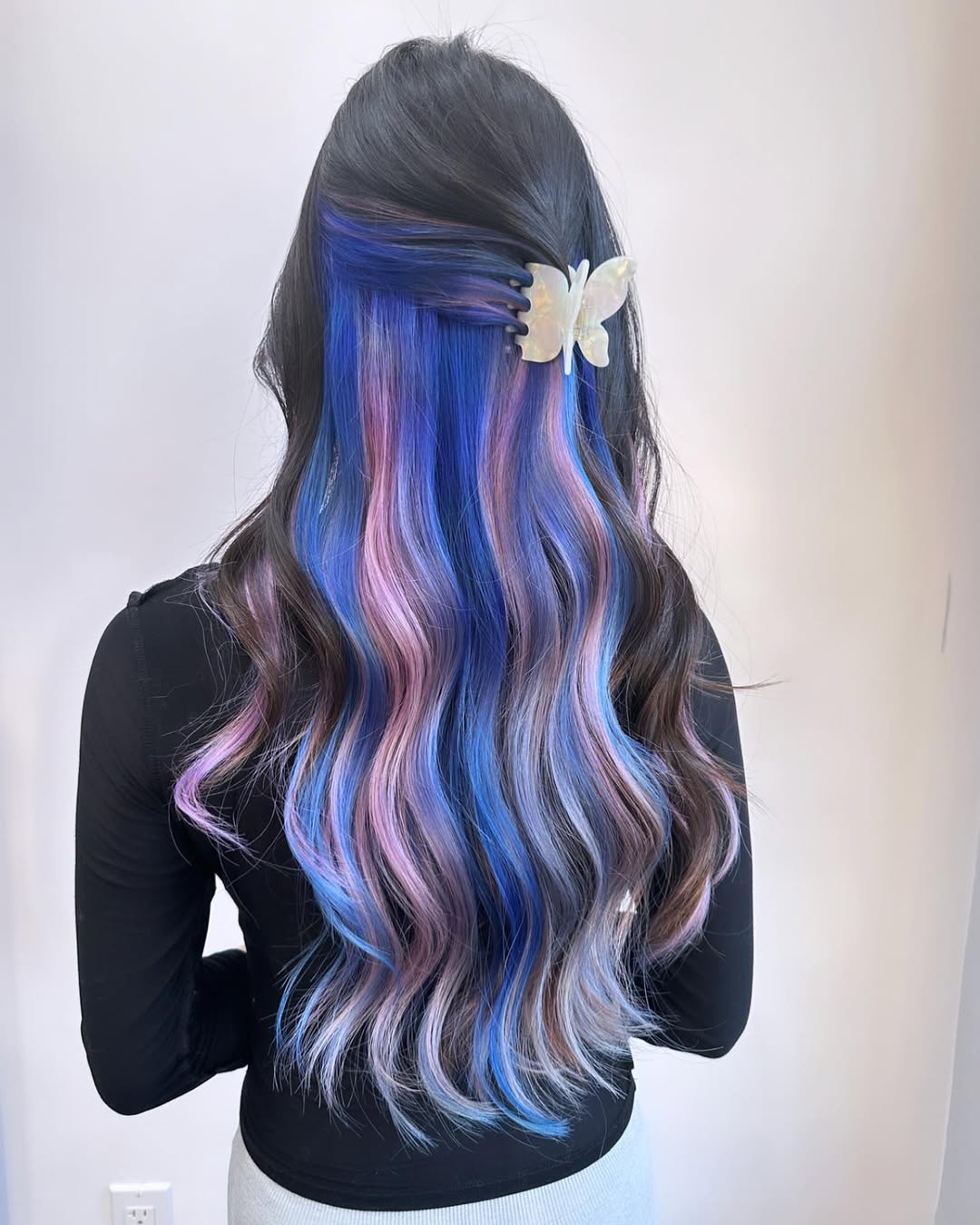 Pastel Peekaboo Underlayer With Blue & Pink