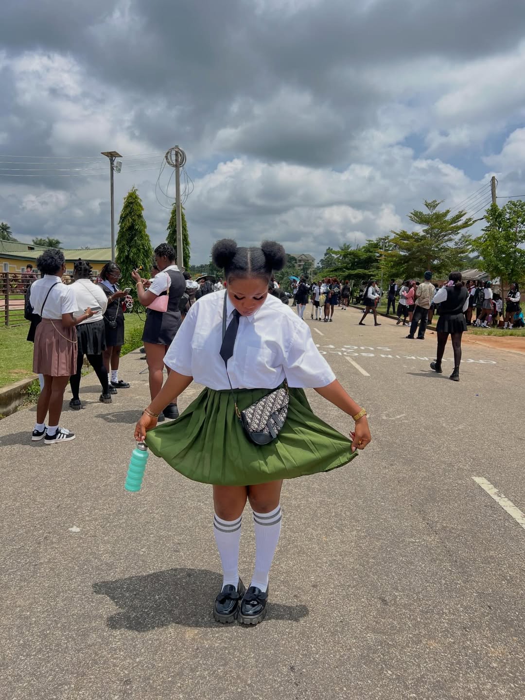 Playful Preppy Pleated Skirt Back To School Look