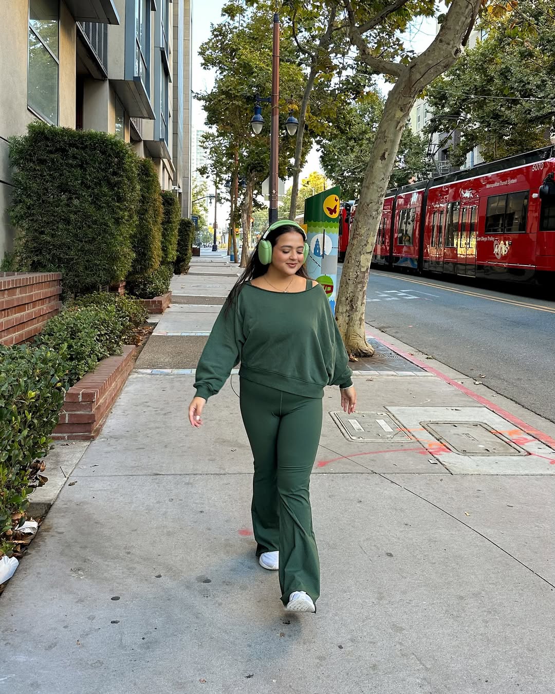Relaxed Forest Green Sweat Set