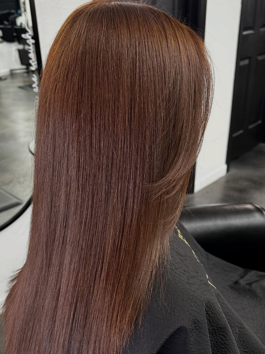 Rich Chestnut Brown With Subtle Face-Framing Layers