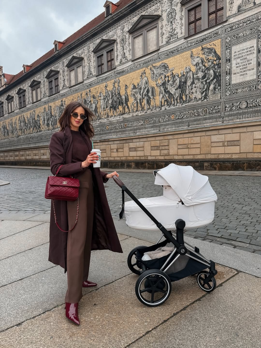 Rich Chocolate Monochromatic Fall Mom Style