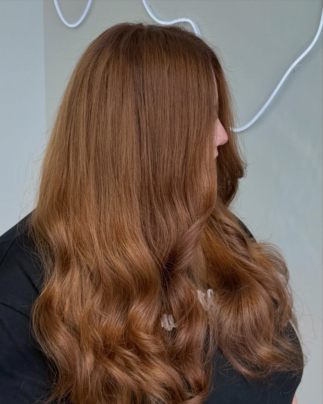Rich Honey Brown Waves For Long Hair