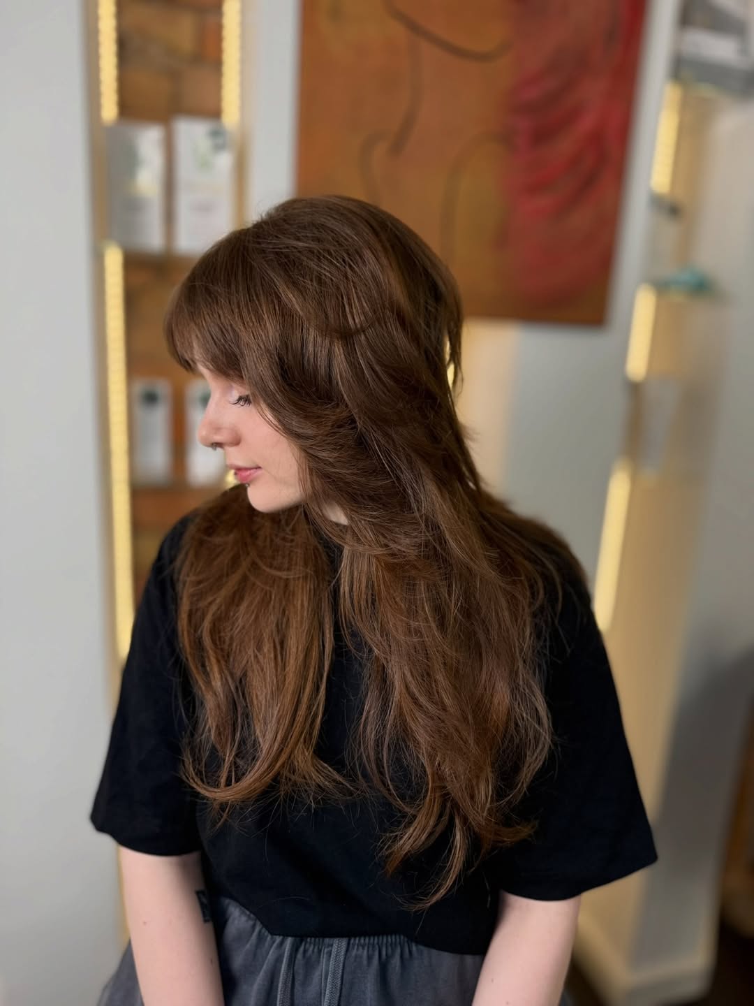 Shaggy Wolf Cut With Face-Framing Layers