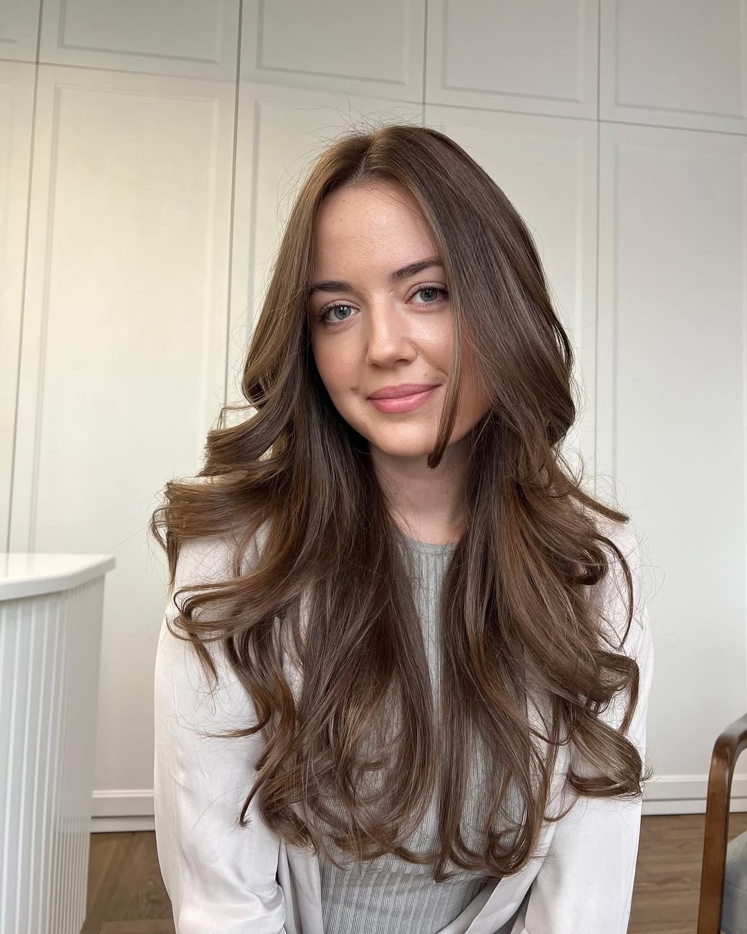 Soft Waves With Dark Blonde Bronde