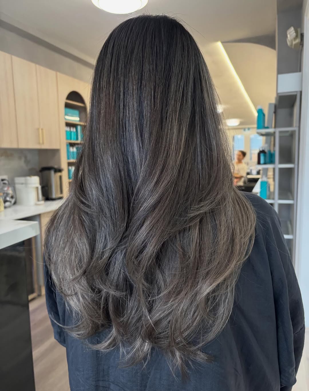 Sophisticated Ash Brown Hair With Soft Waves
