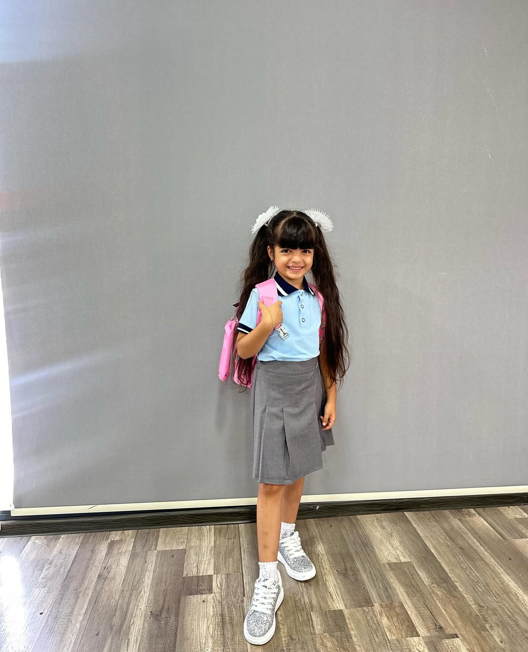 Sparkly Sneakers & Pleated Skirt Uniform Combo