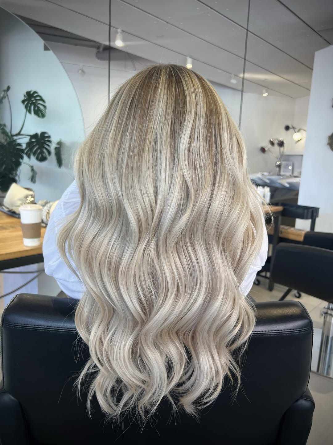 Vanilla Blonde Lived-In Lowlights Long Hair