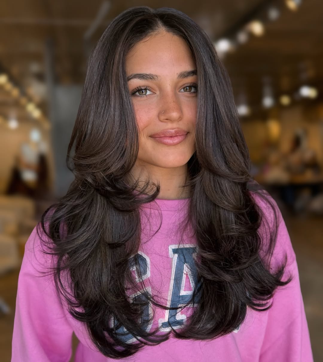 Voluminous Layered Cut With Face Framing