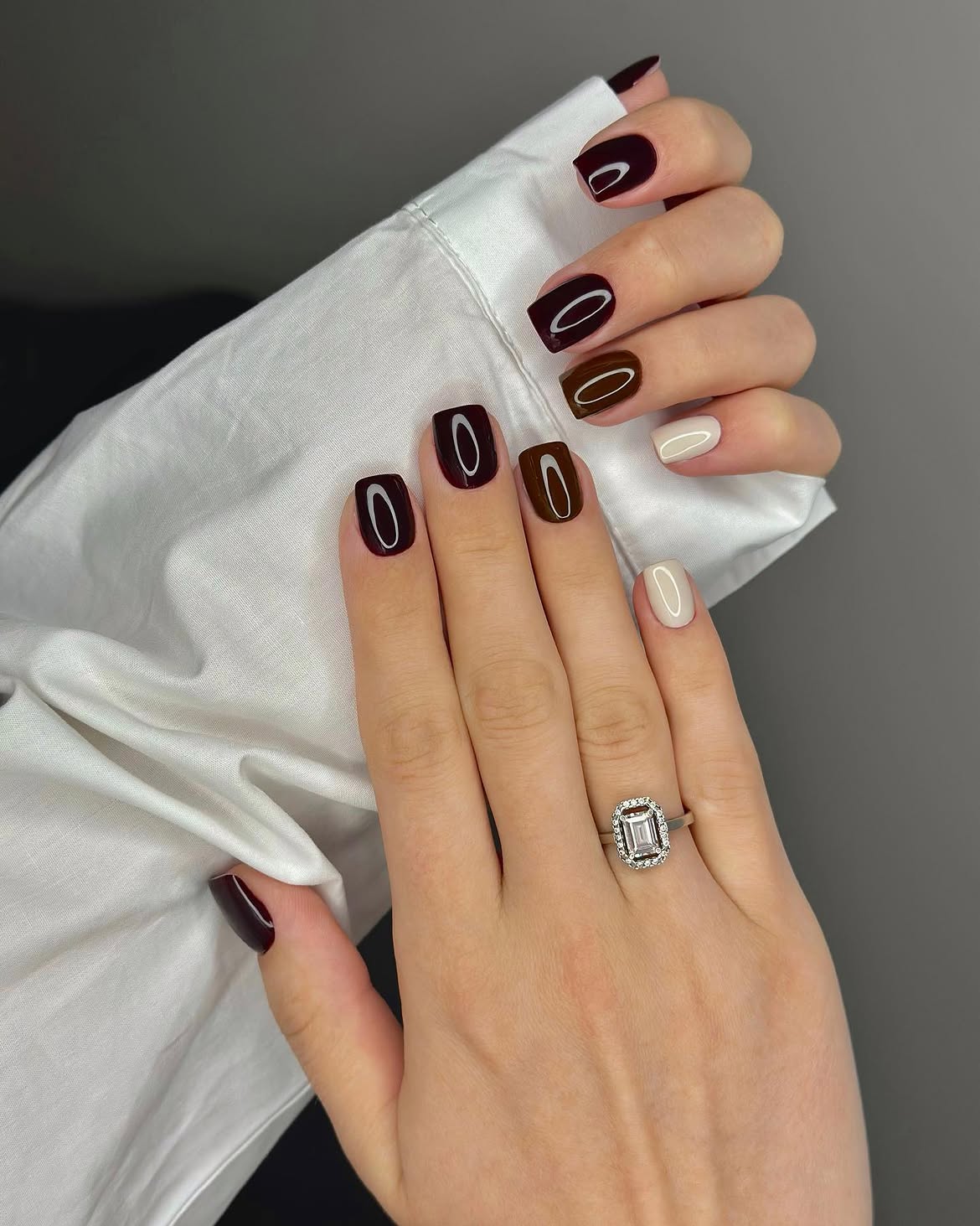 Autumn Gradient French Tips
