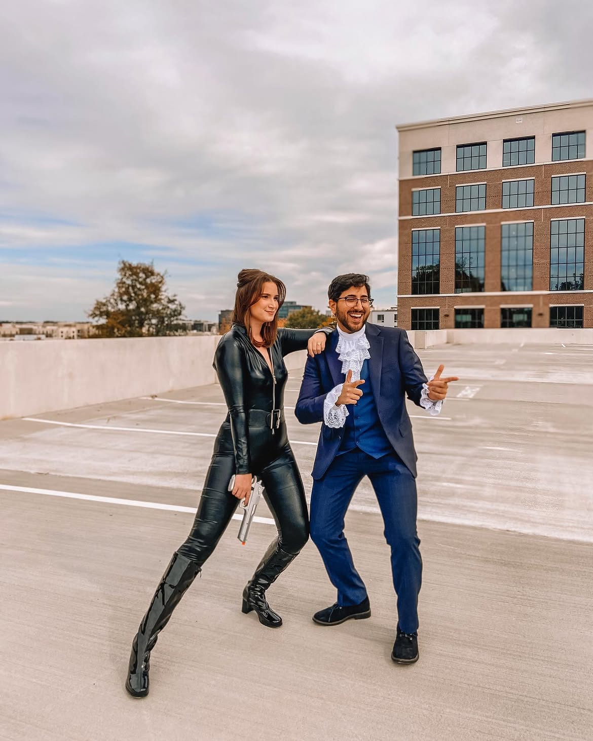 Black Catwoman And Hamilton Duo Costume