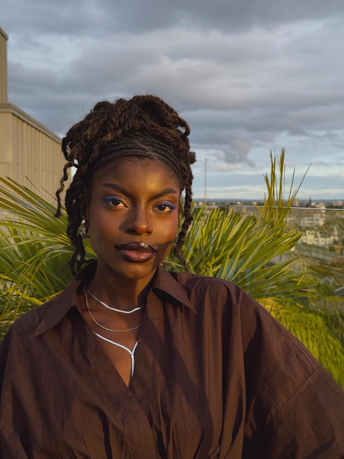 Braided Updo With Defined Twists For Fall