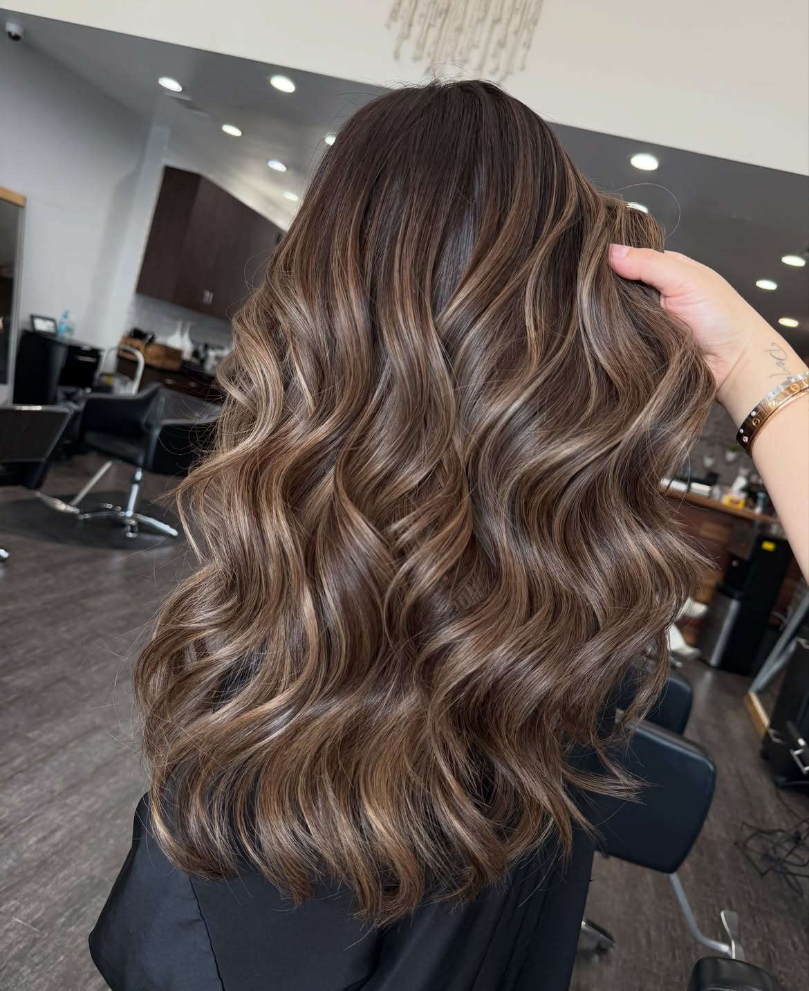 Bronde Balayage With Loose Waves For Brown Hair