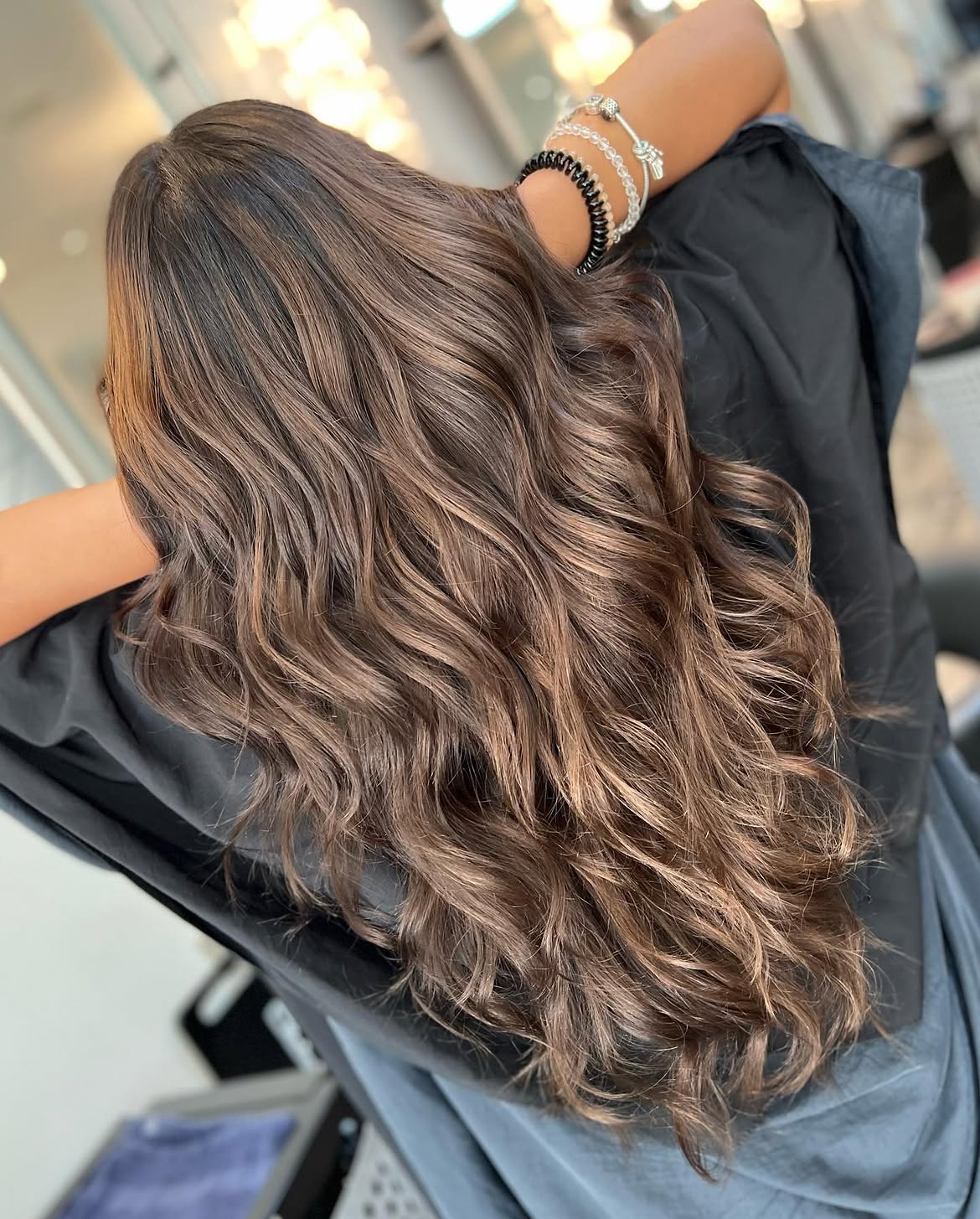 Caramel Balayage With Loose Waves