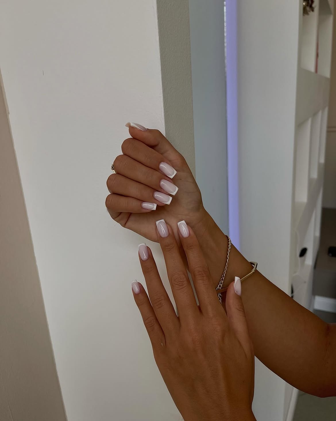 Classic Milky White French Tip Shapers