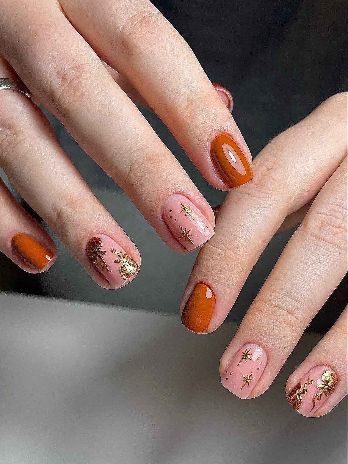 Cozy Terracotta & Gold Celestial Accents