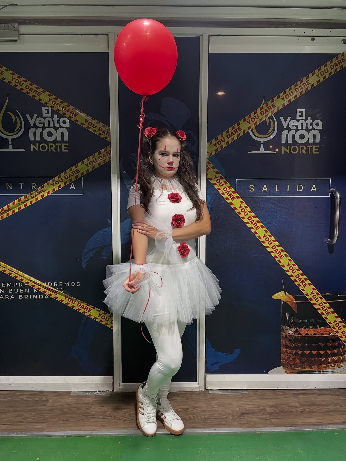 Creepy Clown Halloween Costume Idea