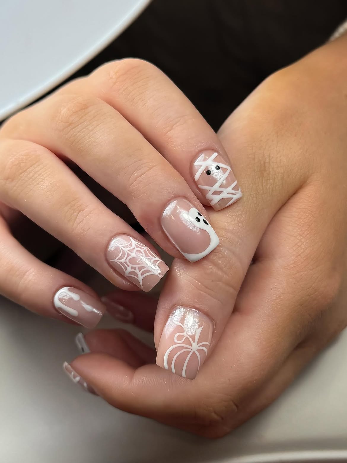 29 Spooky & Chic Halloween Nail Ideas for Short Nails 14 Cute Halloween Characters Short Square Nails