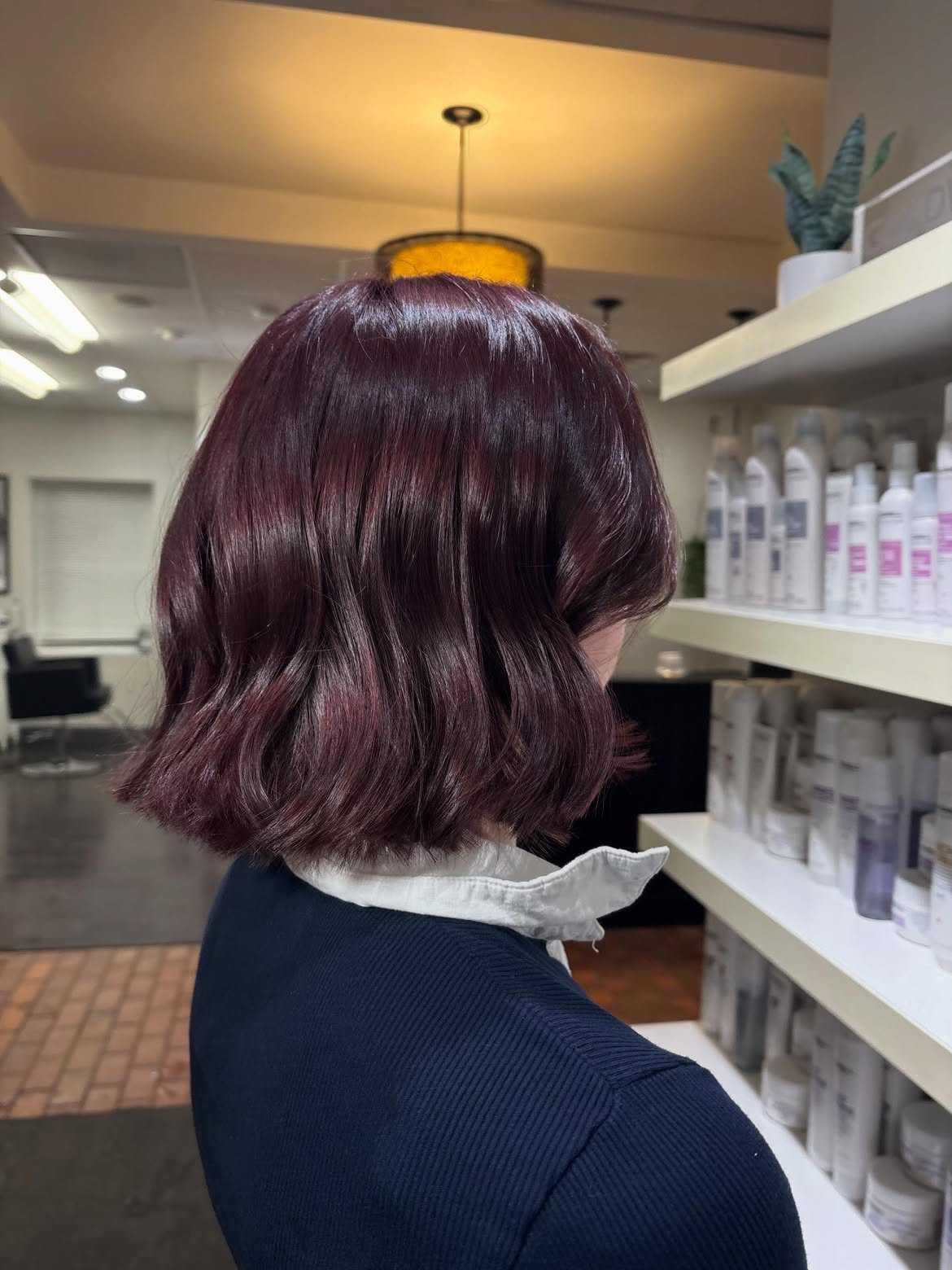 Deep Cherry Cola Bob With Subtle Red Highlights