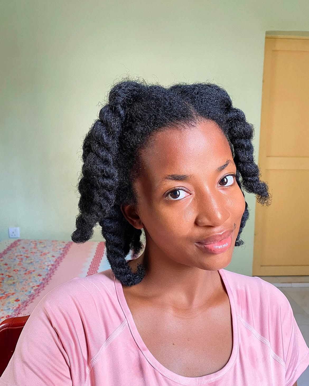 Defined Two-Strand Twists With Natural Texture