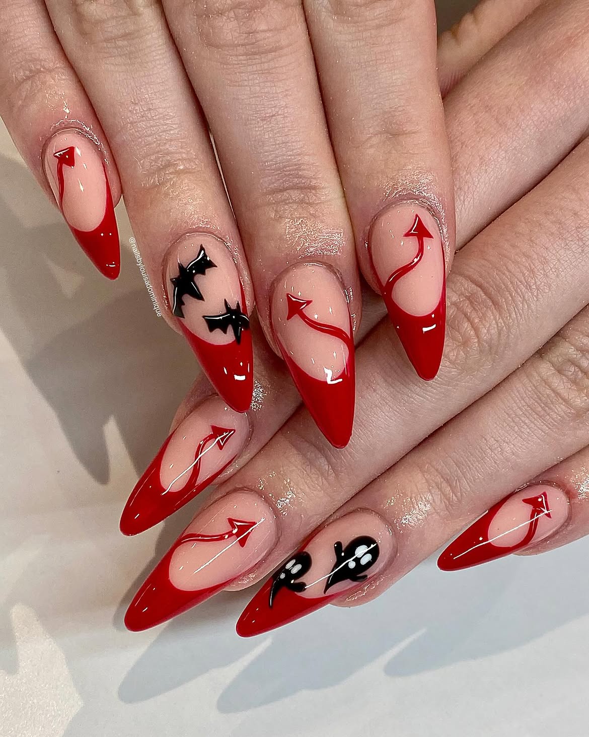 28 Spooktacular Halloween Nail Ideas You Need To Try 5 Devilishly Cute Halloween French Tip Nails