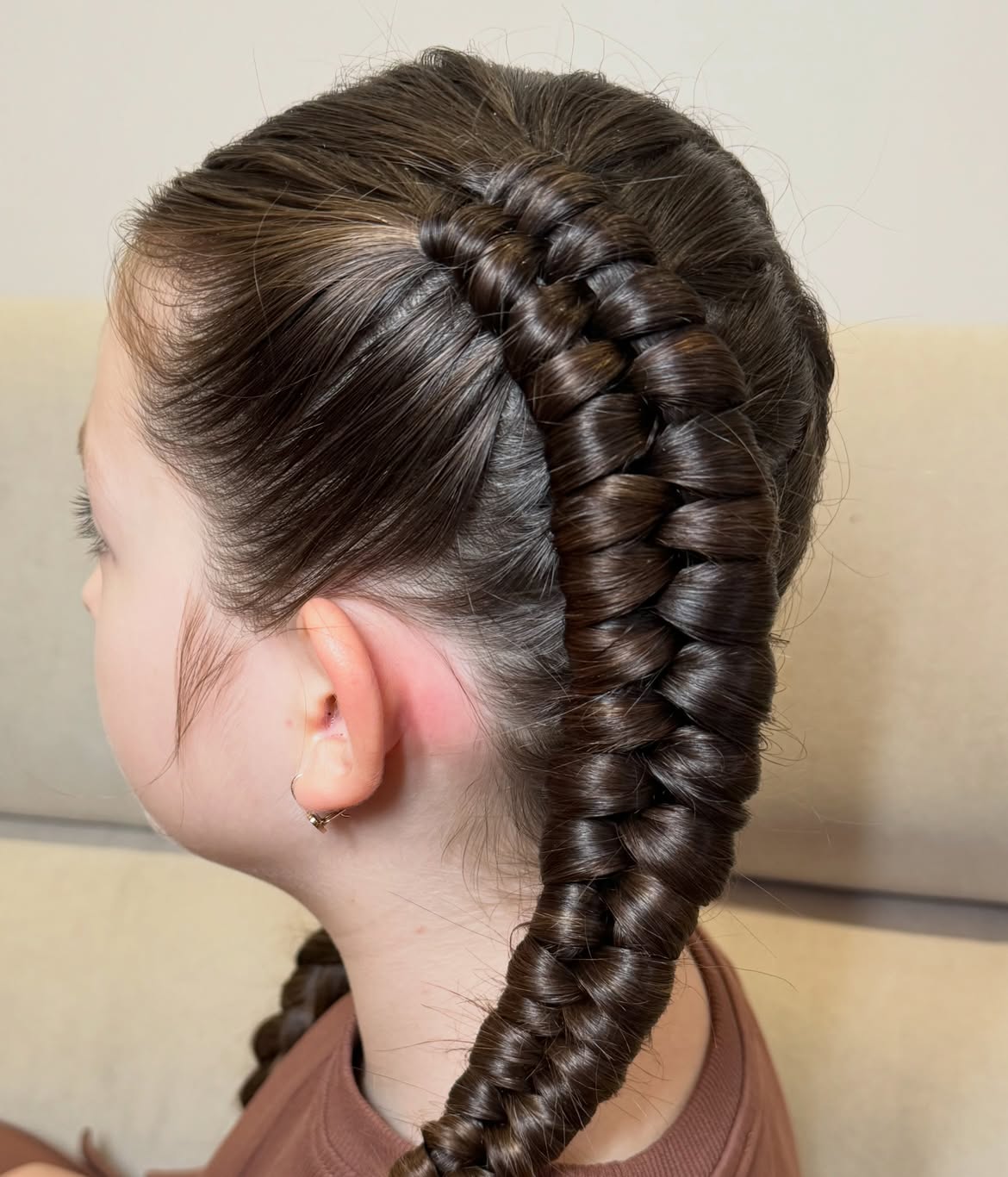 Double Dutch Braids With Glossy Finish