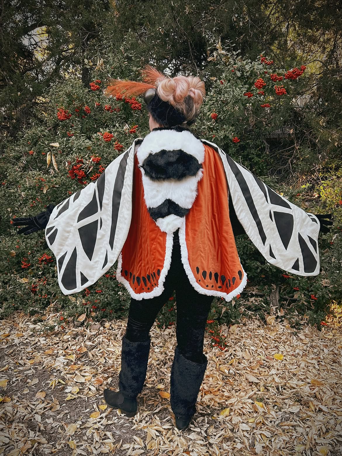Dramatic Moth Wings Halloween Costume