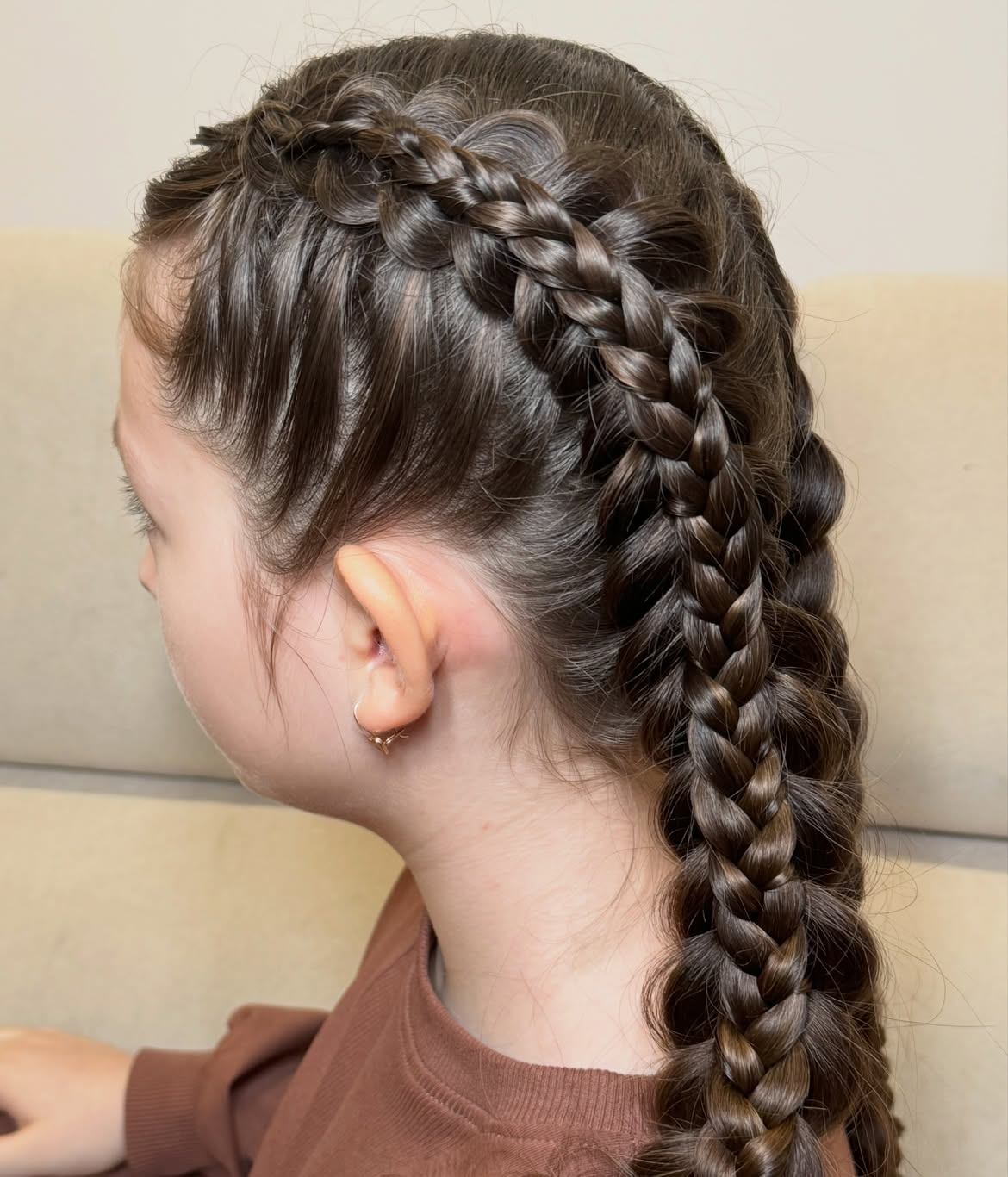 Dutch Braids With Wispy Face Framing