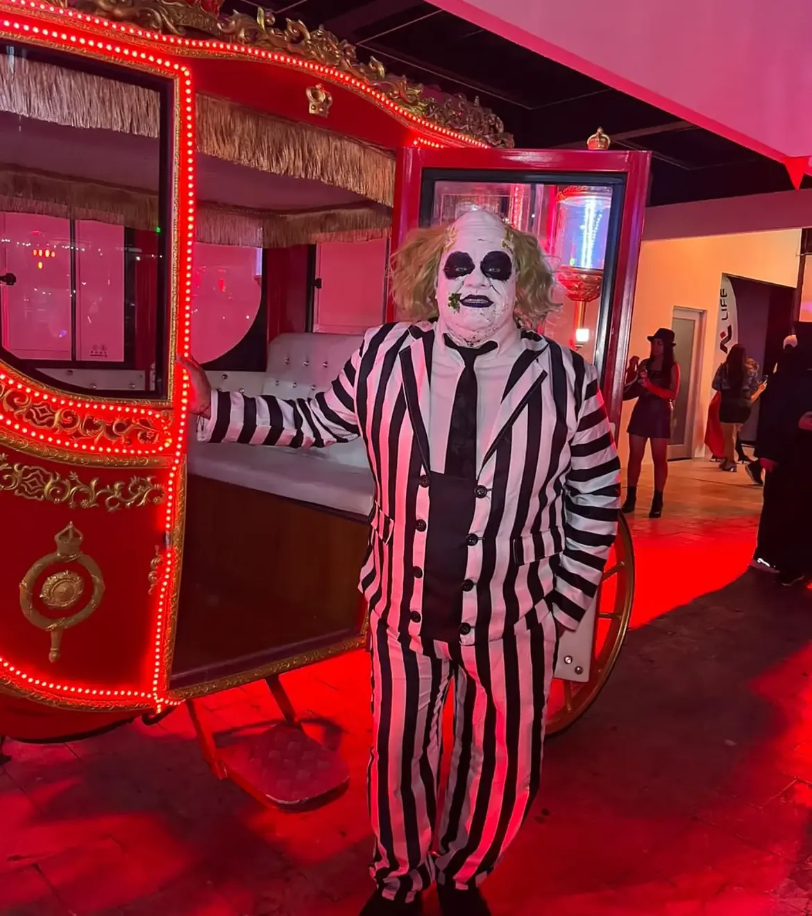 Iconic Beetlejuice Stripe Halloween Costume