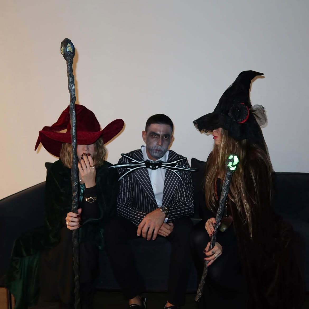 Jack Skellington and Witchy Duo Halloween Couple Costumes