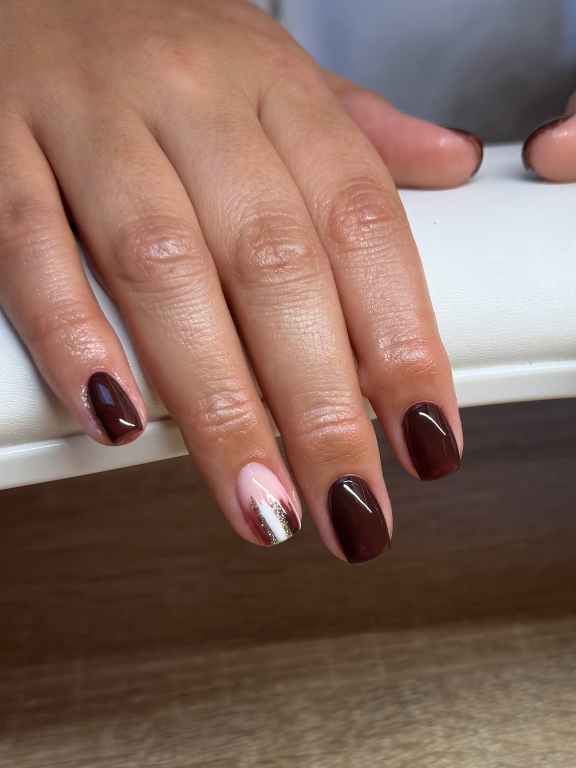 Rich Chocolate and Rose Duo Chrome Gradient