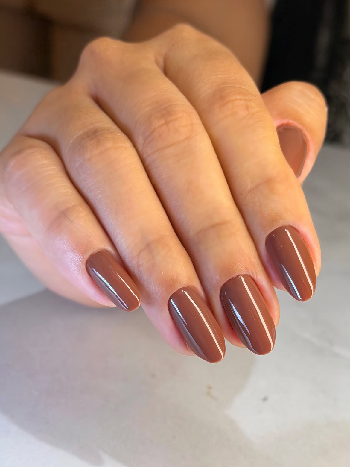Rich Milk Chocolate Oval Nails