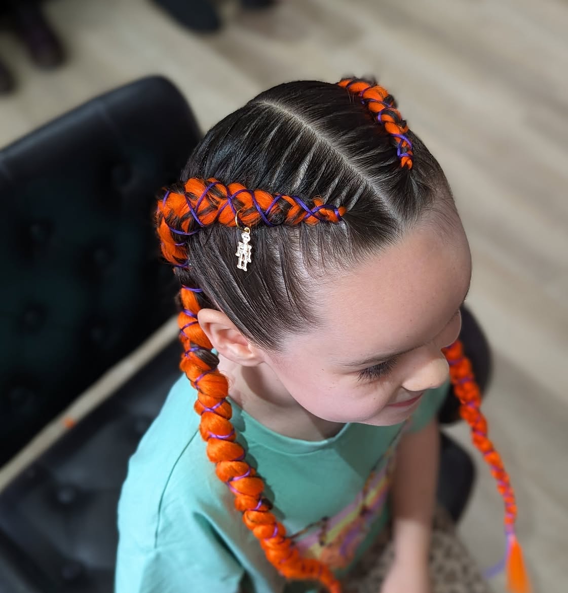 Spooky Skeleton Braids For Halloween