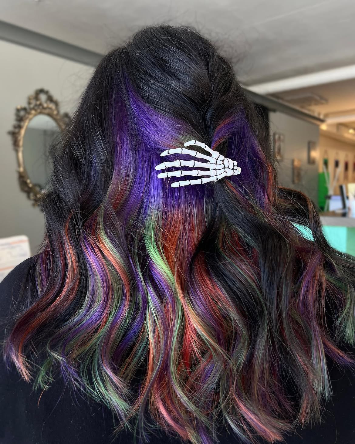 Spooky Skeleton Hand Halloween Hair Accessory