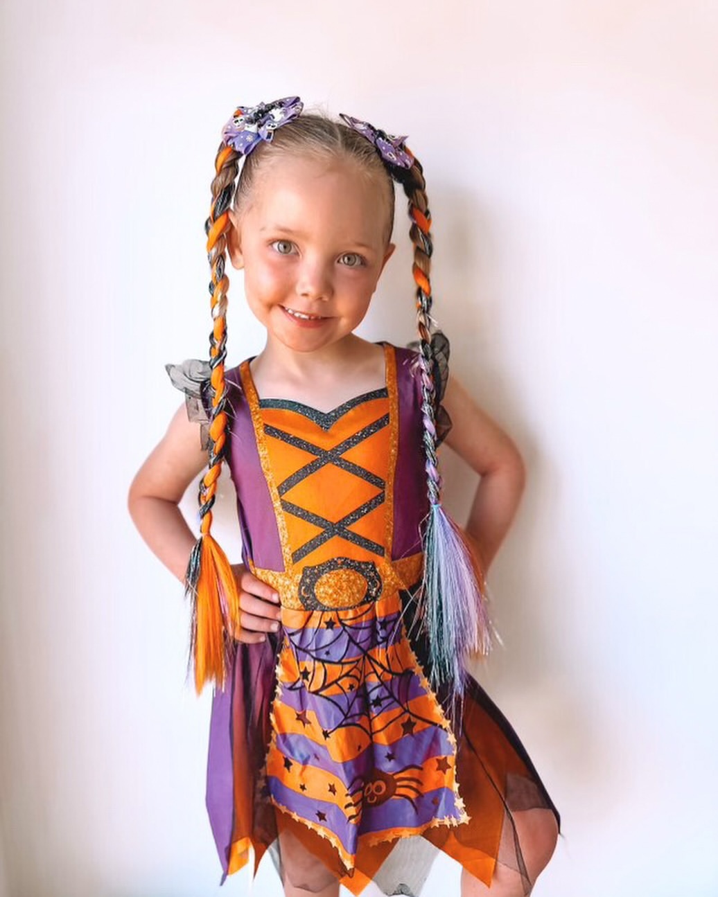 Spooky Spiderweb Witch Halloween Costume