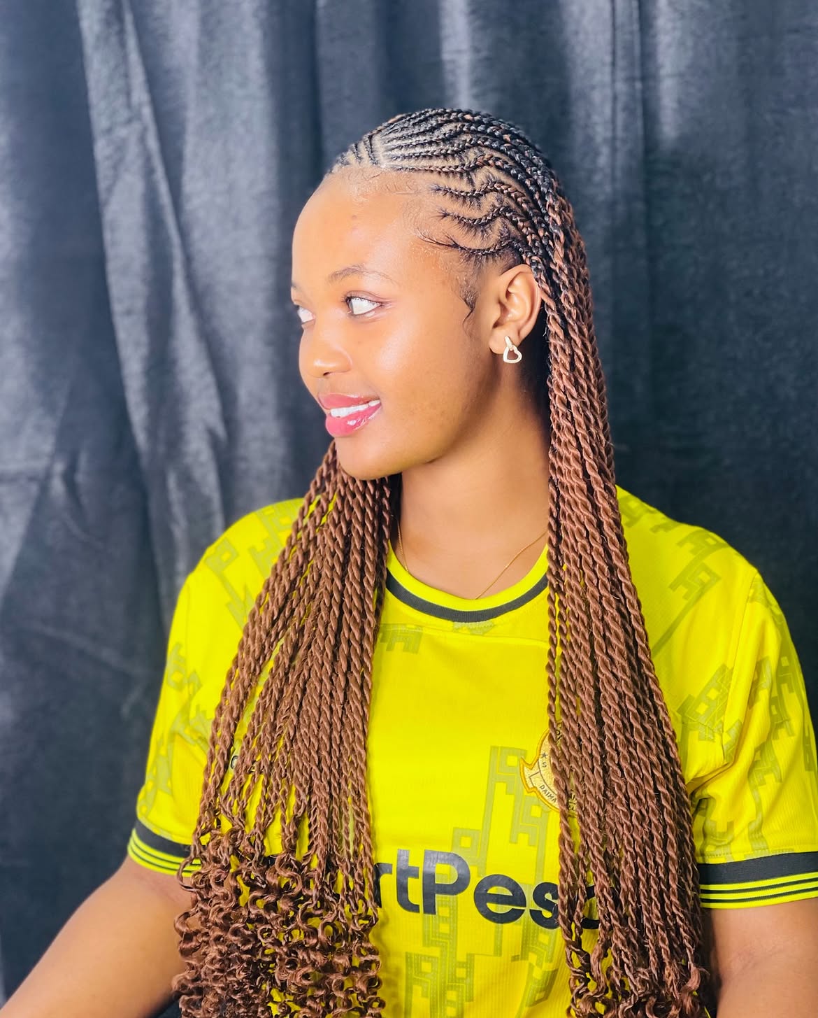 Trendy Fulani Braids With Curly Ends