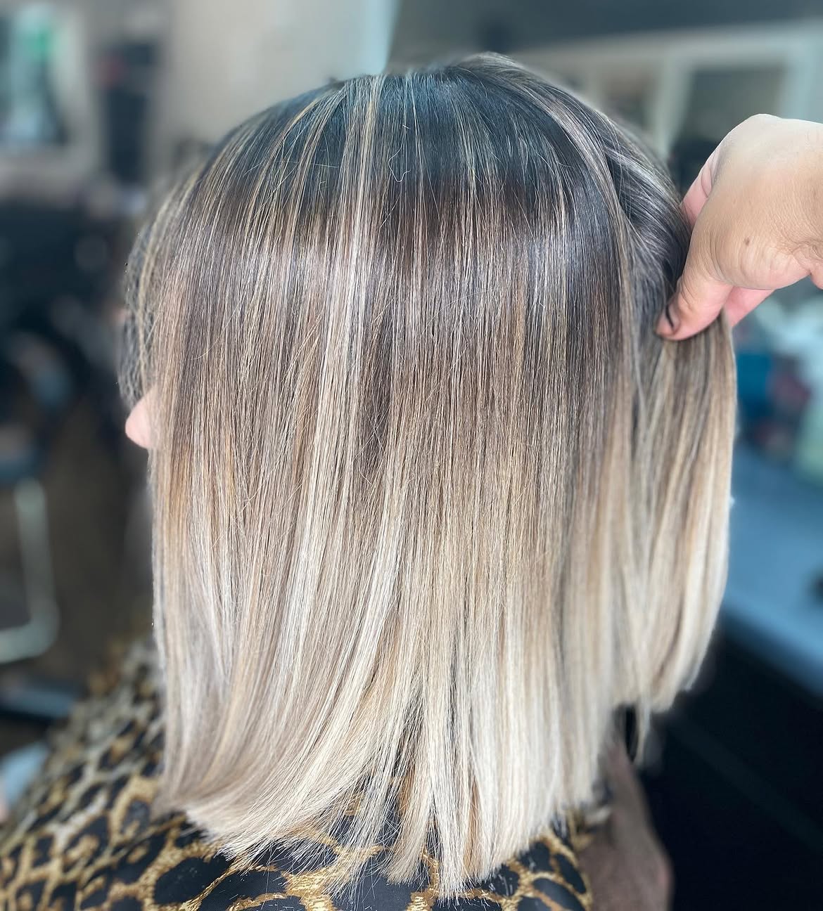 Warm Honey Blonde Balayage With Soft Waves