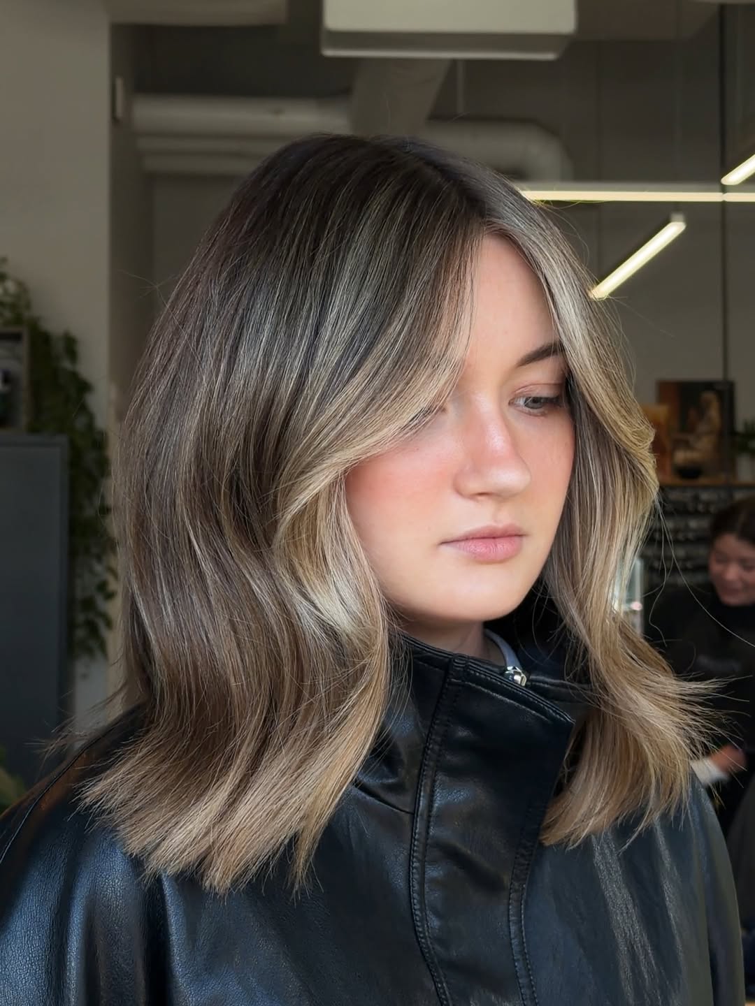 Warm Honey Blonde Balayage With Soft Waves