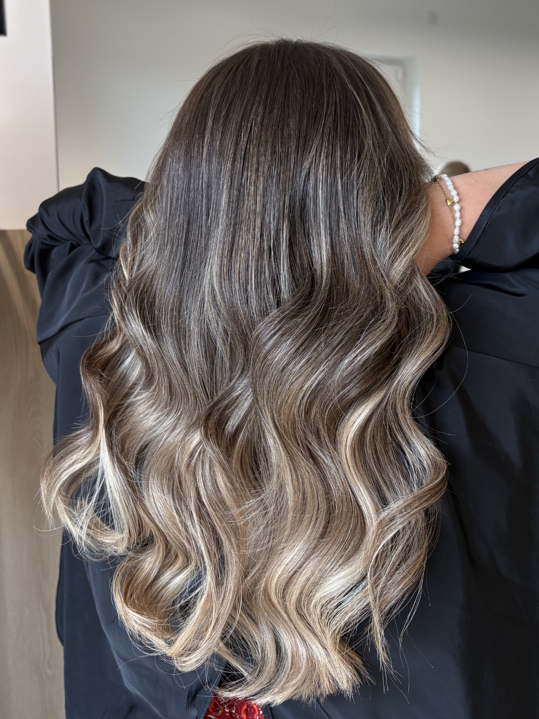 Warm Toasted Almond Balayage With Loose Waves