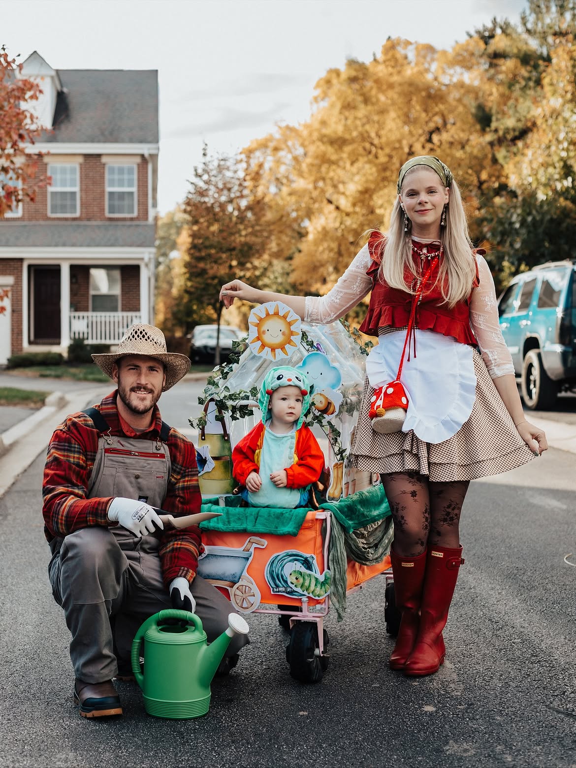 Whimsical Gardeners & Caterpillar Trio Costume