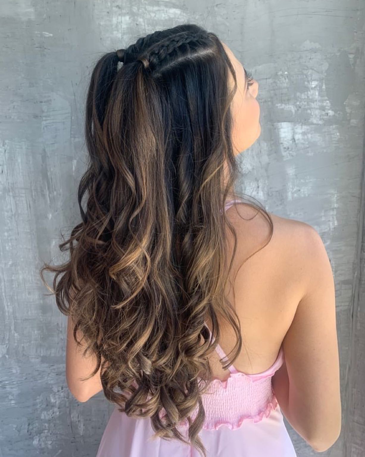 Braided Pigtails With Loose Waves
