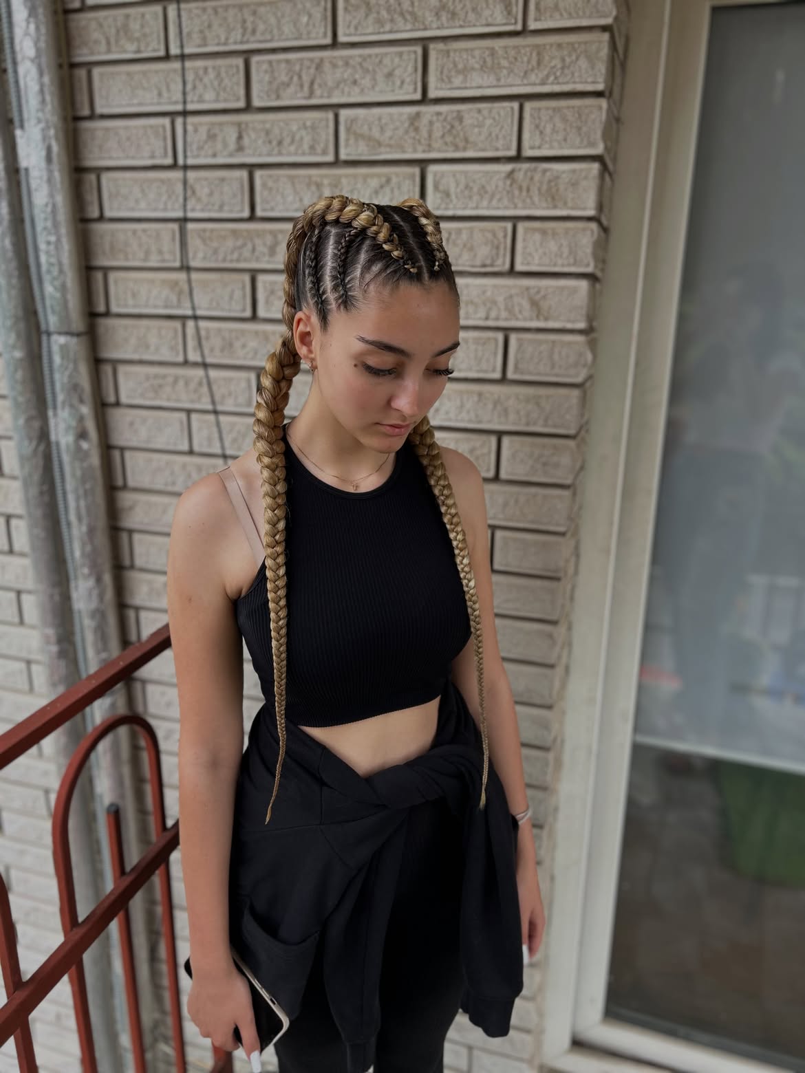 Chic Two-Tone Dutch Braid Pigtails