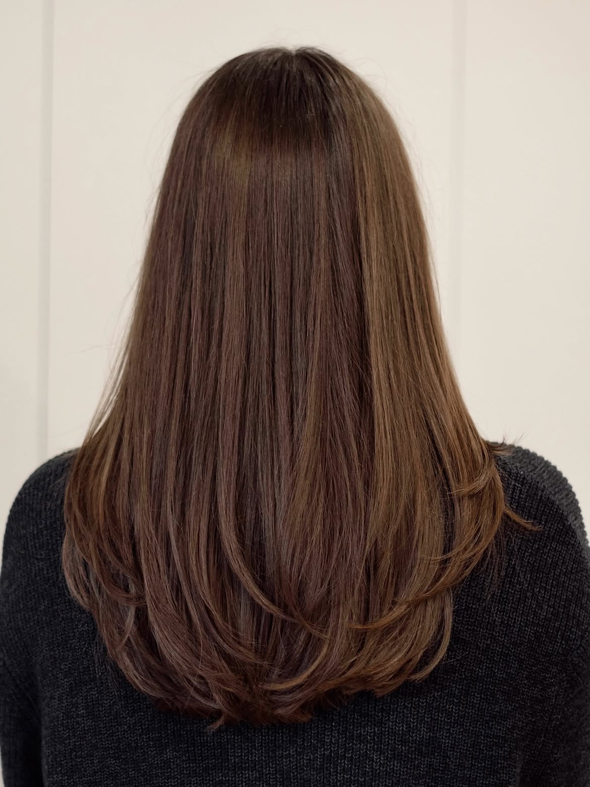 Chocolate Brown Layers With Subtle Face-Framing