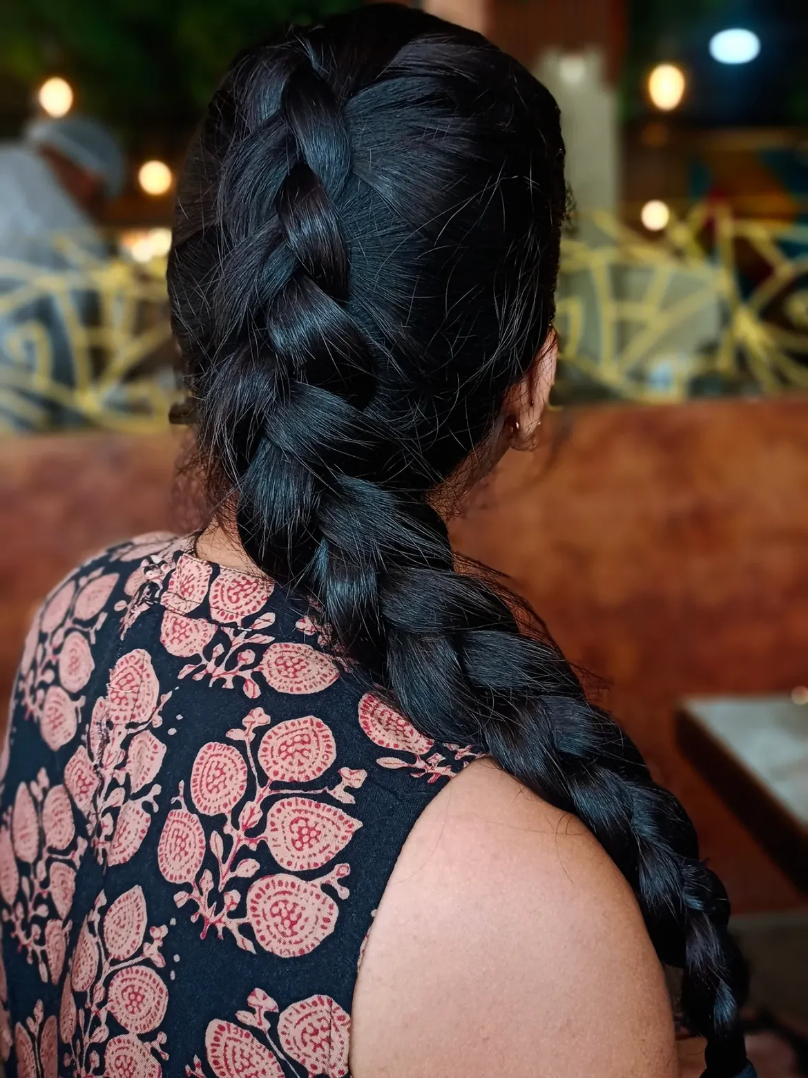 Classic French Braid With Textured Strands