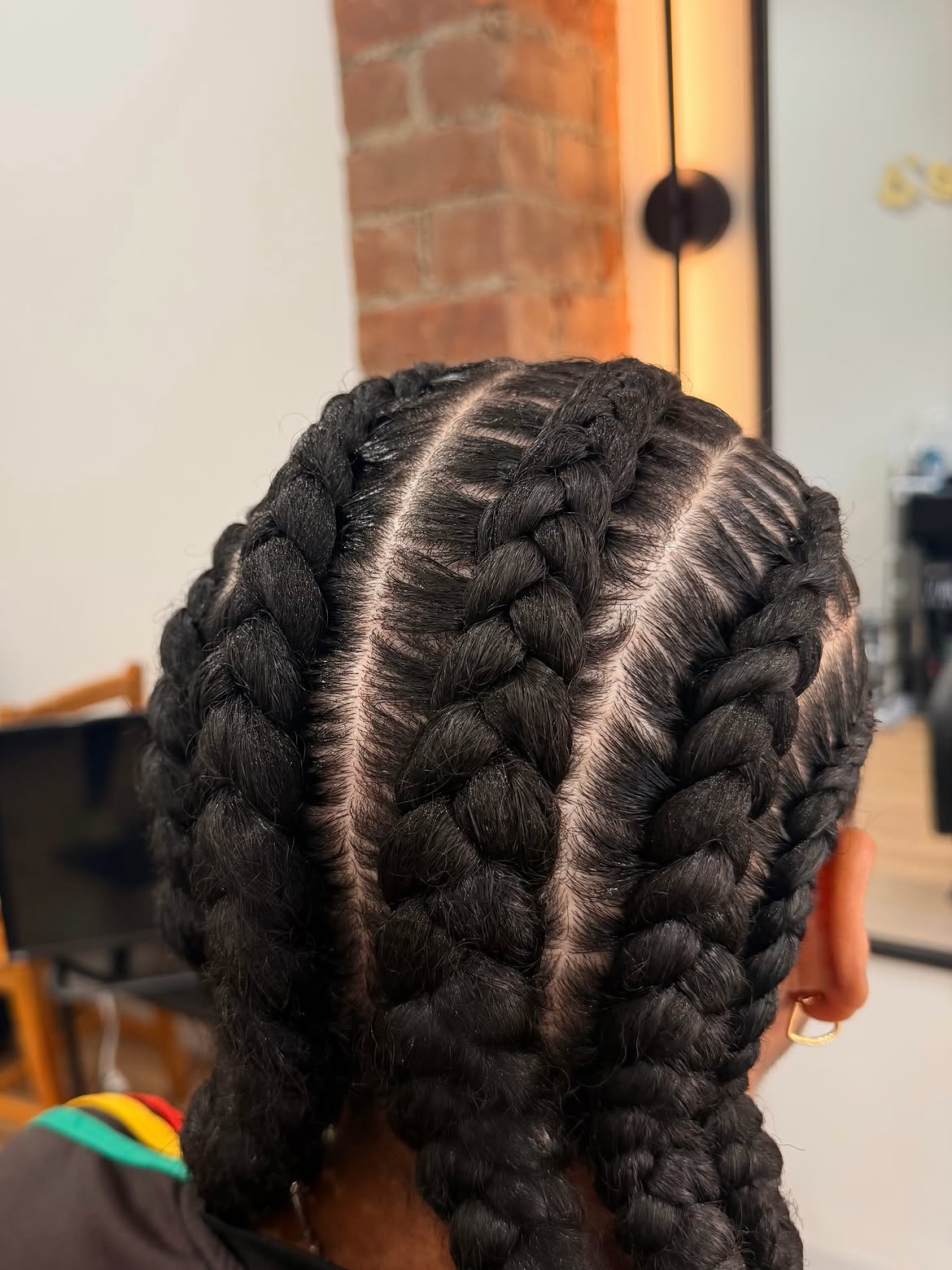Classic Sleek Feed In Cornrow Braids