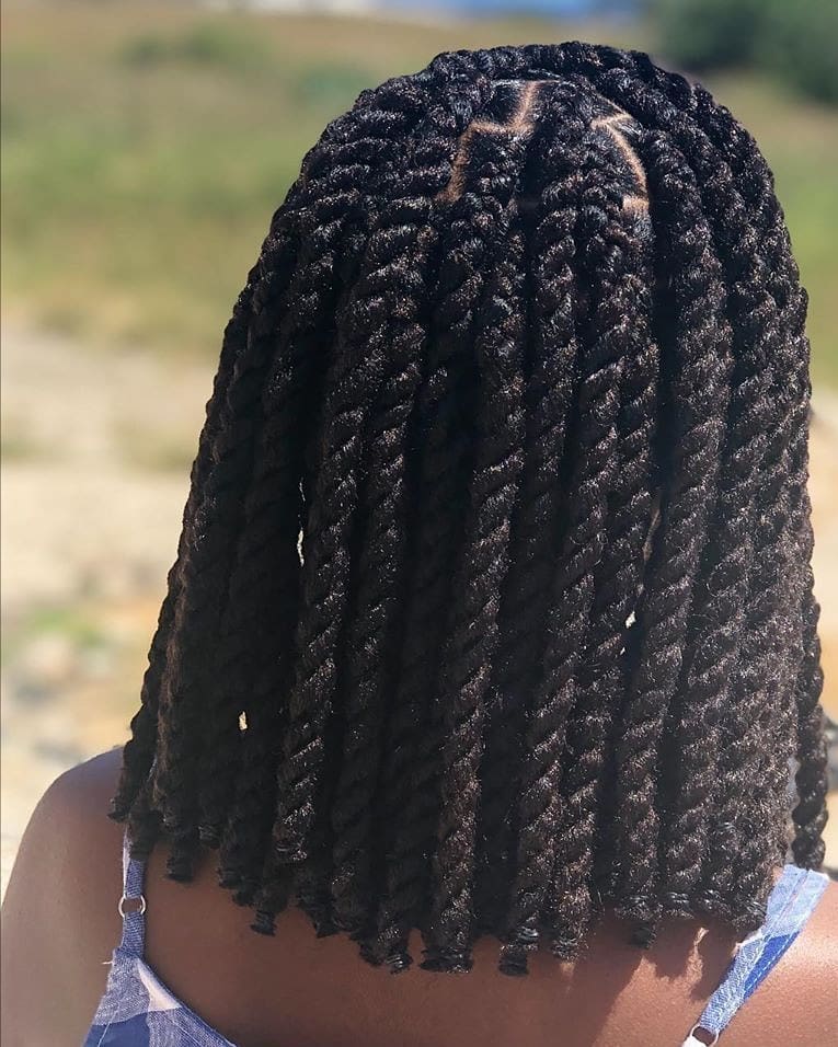 Classic Sleek Twist Bob Braids