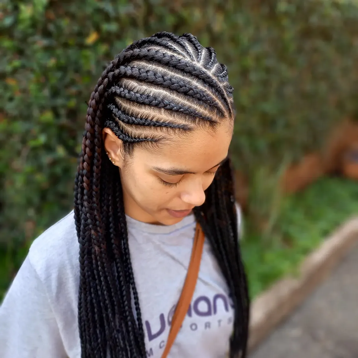 Classic Straight Back Cornrow Braids For Natural Hair