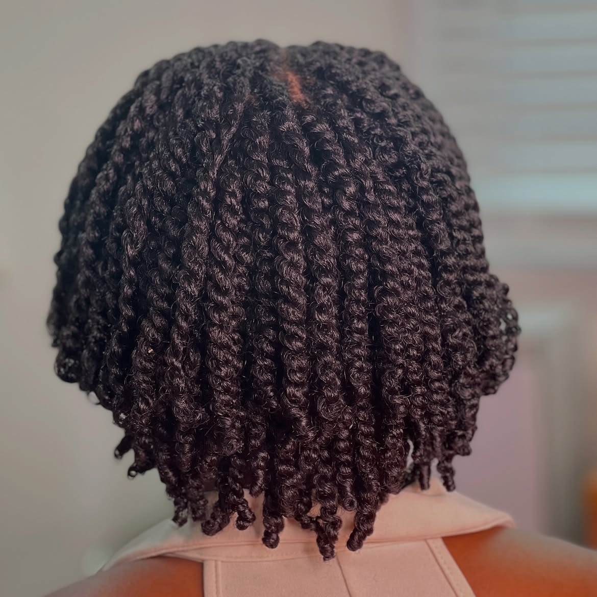 Defined Mini Twists On Natural Short Hair